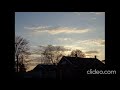 Spring Dusk from front porch, blue sky white clouds, pretty sky #shorts