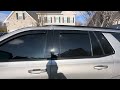 D.I.Y Video Flexible Side Window Defectors For My  2023 Chevy Tahoe RST