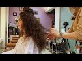 ASMR Curly Hair Styling (lasted for 3 DAYS). Dry Haircut & HeadSpa
