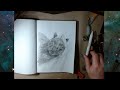 Drawing Bob. Silly Cat. Pencil on Paper. Timelapse.