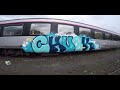 FULL COLOUR Graffiti Panel - RAW Train Graffiti