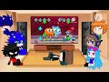 Fnf react to Confronting yourself FF remix and The Amazing funk of Gumball mod! (Gacha club)