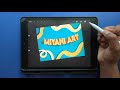 How to create 3d letters in procreate || 3D Digital Art Lettering