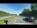 I-90E, NY state thru way, Mass turnpike, & up I-95N into Biddeford Maine, 8/16/21