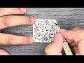 15 Minutes of Zen! Zentangle© method of drawing! Tipplescu.