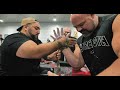 BRIAN SHAW'S FIRST ARMWRESTLING PRACTICE Ft. DEREK SMITH