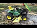 Will it run? Video #1 John Deere 400 with the Kohler K532 and a bad Governor.