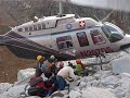 High-Elevation Helicopter Rescue Below Snowmass Mountain