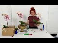 How To Make a *DECORATIVE* Orchid Planter | FLORA LUX