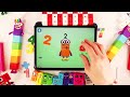 Numberblocks 1 to 500 Cubes Set Count Simply Math - Learn Count To Big Numbers  Rainbow Colors