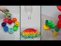 Oddly satisfying Reverse video. Colorful Relaxing Compilation. No talking, no music