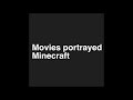 MOVIES portrayed by Minecraft