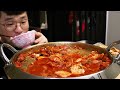 Mukbang budaejjigae kfood eatingshow realsound koreanfood asmr