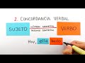 2. Concordancia gramatical