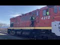 BSOR #4212 moves the BC&J for a track cleaner! |4/22/24|