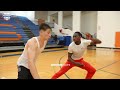 These college guys were getting tough buckets! Competitive off season 1v1s