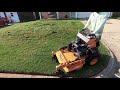 2 months no mow | Satisfying lawn mowing | Bagging WET grass | TALL grass mow | FREE