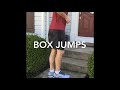 HIIT Workout Box Jumps