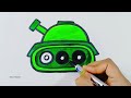 How to draw a Tank step by step | Tank drawing for kids | easy drawing for kids