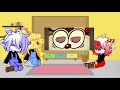 Cuphead and friends react to cuphead vs mugman