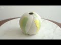 화장토로 장식한 도자기 화병 만들기 : Making a Ceramic Vase [ONDO STUDIO]