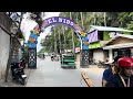 🇵🇭 4K | Beach & Street Views | EL NIDO TOWN to CORONG CORONG | Walking Tour - Palawan, Philippines