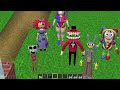 JJ and Mikey Survived 100 days From Scary DIGITAL CIRCUS.EXE At Night in Minecraft Maizen POMNI JAX