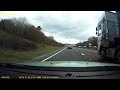 BW65 FEM car pulls out in front of car and caravan