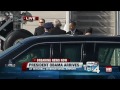 President Obama arrives in Milwaukee
