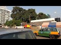 Life in Africa: Driving in Accra, Ghana from Spintex to Labone January 2021