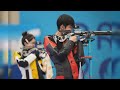 巴黎奧運會首金！盛李豪，黃雨婷10米氣步槍混合團體賽摘金。21.5環絕殺韓國！19歲+17歲英雄出少年！巴黎奧運第一金屬於中國。