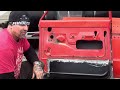 How To Weld Repair Vintage 1970 Chevy Hot Rod Truck Door Skin Billy Lane Automotive Rat Rod Body