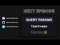 Express JS #3 - Route Parameters