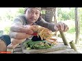 masakan Borneo biawak dan ikan sungai pansuh, terus di santap  sangat sedap, #borneorecipe
