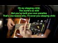 Sleeping child - Michael Learns To Rock (Acoustic karaoke)
