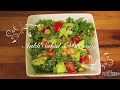 Kale Salad  And Tahini Dressing