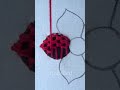 Very unique flower embroidery tutorial!🔥 #shorts #viral #cute #trending #embroidery #art #tutorial