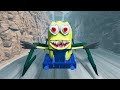 ALL MONSTERS Big & Small Cars Downhill Madness with CAR EATER & BUS EATER | BeamNG.Drive