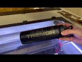 Making a Laser Engraved Tumbler Bottle with Monport 80w c02 Laser