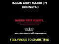 Indian army on rohingya