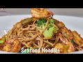 Seafood Noodles// How to cook stir-fried Noodles//Quick Dinner// Noodles Dinners