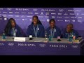 TEAM USA WOMEN DOMINATE THE 4x400m RELAY - PRESS CONFERENCE