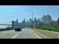 Driving New York City - Astoria, Queens to Dyker Heights via FDR Drive & Brooklyn Bridge | July 2024