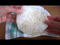 ONLY COOKED RICE! Gluten-free and FLOUR-FREE TORTILLAS with leftover rice.