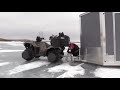 Honda Rubicon ice-fishing setup