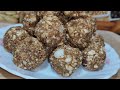 OATS LADDOO RECIPE।NO SUGAR। HIGH PROTEIN।HIGH FIBRE। #oatsladdoo