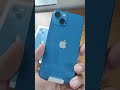 Apple IPhone 13 Blue Unboxing 2023
