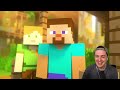 Reacting to Steve VS Herobrine Animation! (WARDEN?)