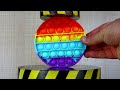 Pressing Orbeez Through Small Holes with Hydraulic Press - Satisfying Video *COMPILATION*