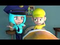 Tickle PoliceGirl 👮‍♂️🚓🚨 | + More Best Kids Songs & Nursery Rhymes by Lights Kids 3D